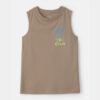 Boys 'Surf Club' Graphic Tank - Brown