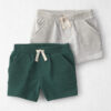 Baby 2-Pack French Terry Shorts Made with Organic Cotton