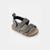 Baby Boy Striped Sandals - Black 13 Baby Boy Striped Sandals - Black