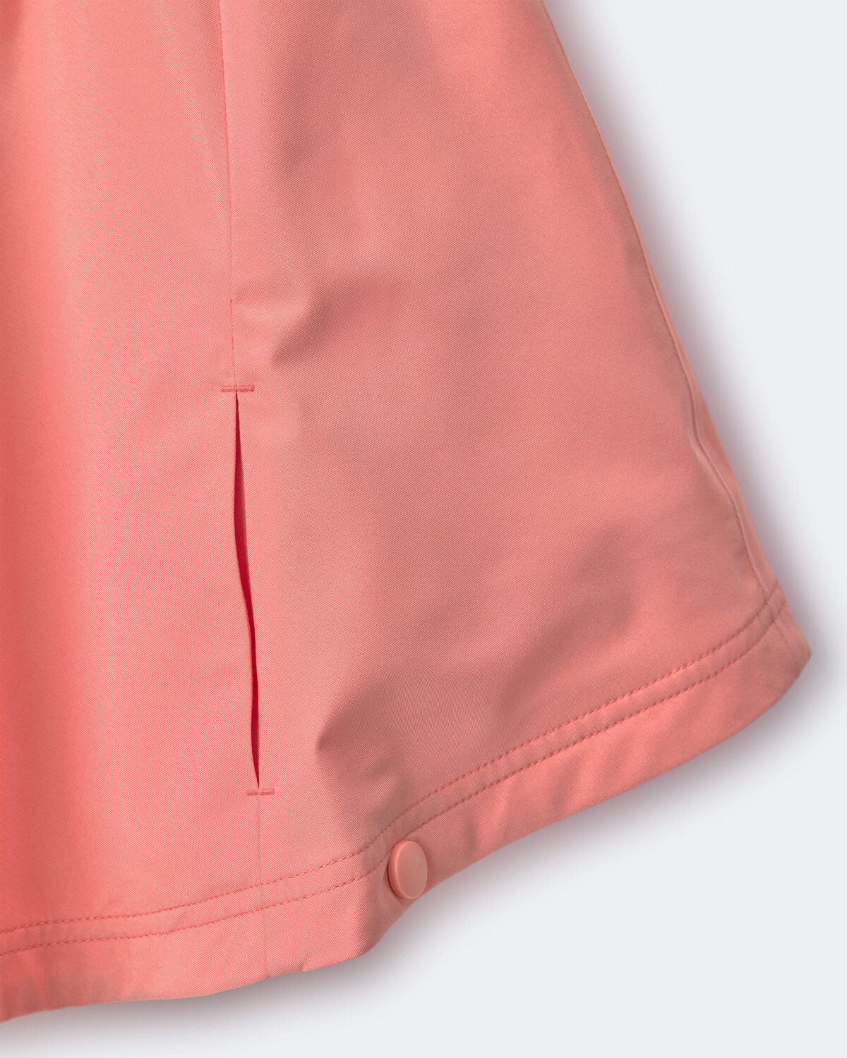 Toddler Girl Rain Poncho - Coral 3 Toddler Girl Rain Poncho - Coral