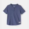 Toddler Boy Short-Sleeve Henley T-Shirt - Navy 6 Toddler Boy Short-Sleeve Henley T-Shirt - Navy
