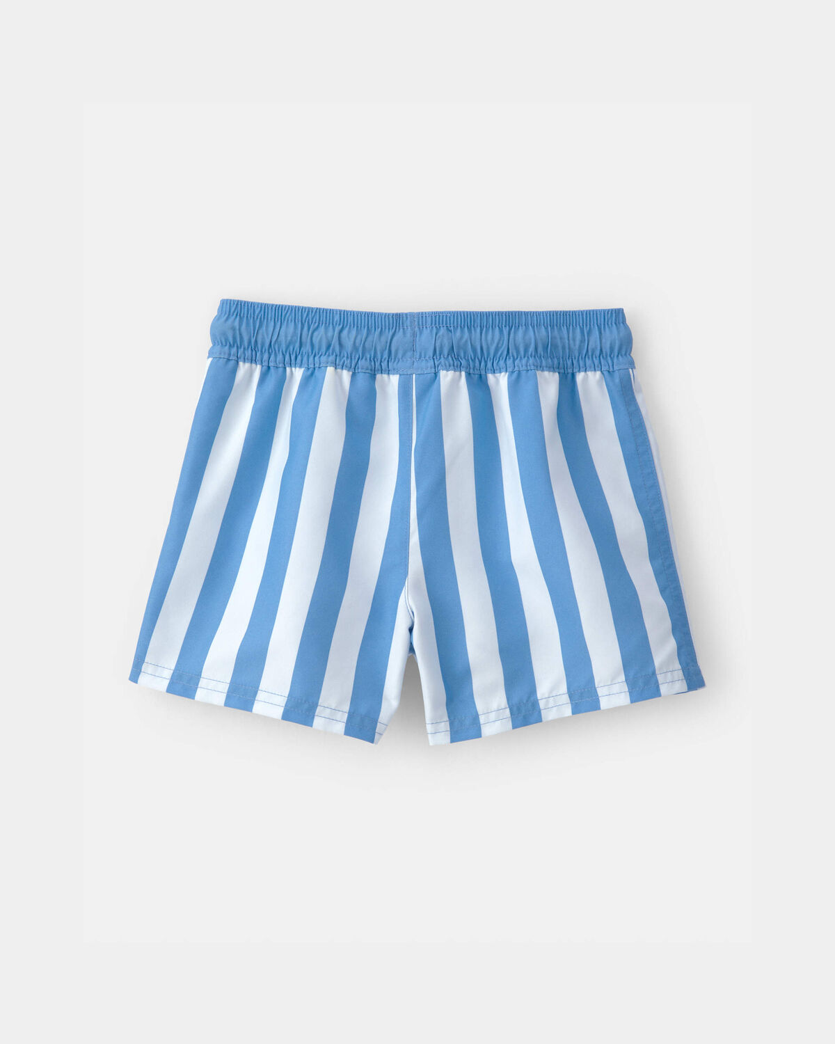 Toddler Boy Striped Swim Trunks - Blue 2 Toddler Boy Striped Swim Trunks - Blue