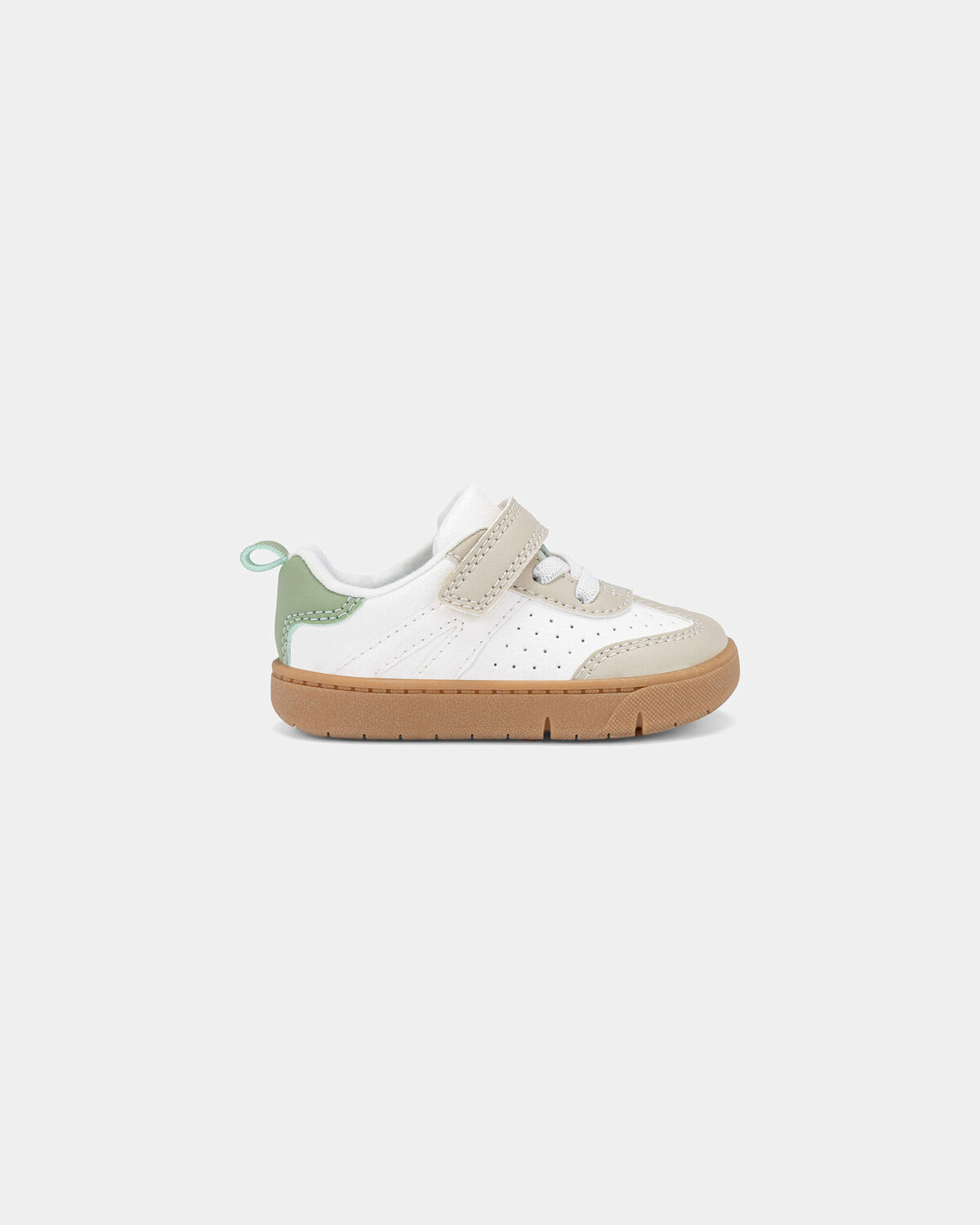 Baby Boy Every Step® First Walker Casual Shoes - Tan/White 2 Baby Boy Every Step® First Walker Casual Shoes - Tan/White