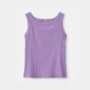 Girls Rib Tank Top - Purple 6 Girls Rib Tank Top - Purple