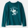 Girls Matcha Tea Long-Sleeve Graphic Tee - Green
