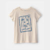 Girls 'Vacay Vibes' Beach Graphic Tee - Ivory
