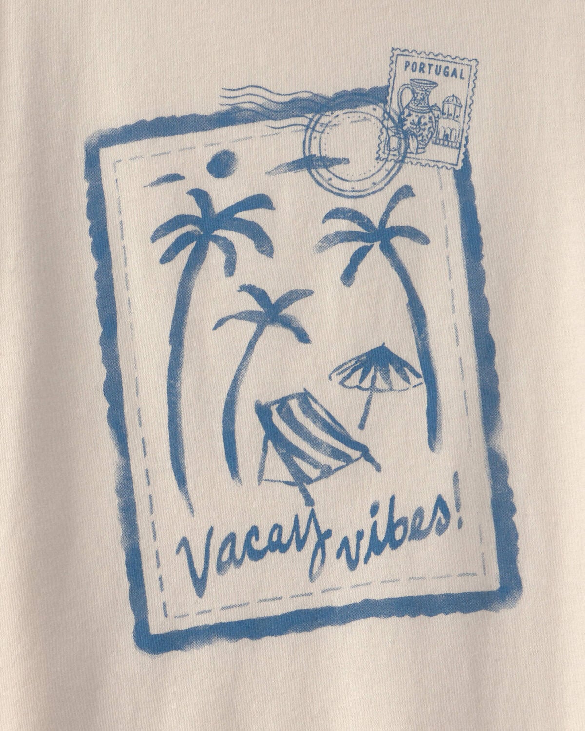 Girls 'Vacay Vibes' Beach Graphic Tee - Ivory 2 Girls 'Vacay Vibes' Beach Graphic Tee - Ivory