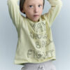 Toddler Snow Ball Fight!' Long-Sleeve Pocket Relaxed Graphic Tee - Lime