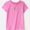 Girls Dog Short-Sleeve Graphic Tee - Pink 4 Girls Dog Short-Sleeve Graphic Tee - Pink