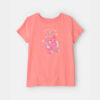 Girls 'Sticker Queen' Graphic Tee - Coral