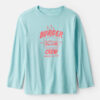 Kids Burger Crew Long-Sleeve Graphic Tee - Blue