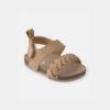 Baby Girl Braided Sandals - Brown 7 Baby Girl Braided Sandals - Brown
