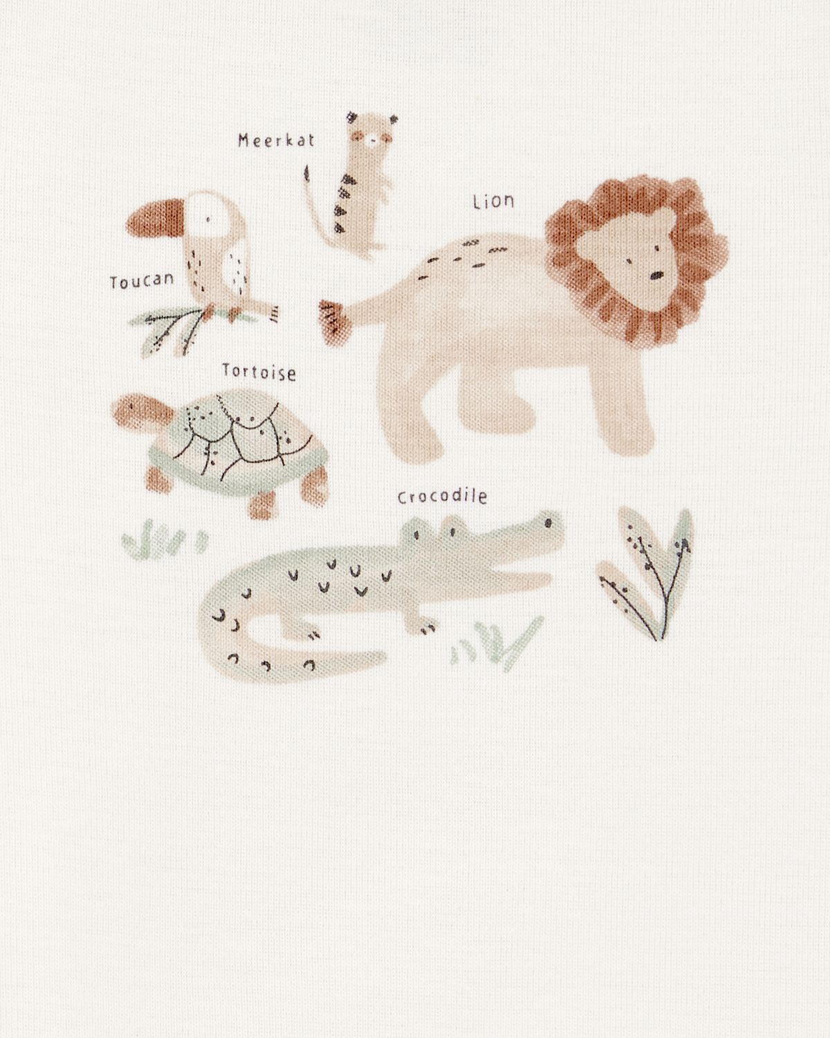 Baby Lion 3-Piece Cardigan Set - Green/White 3 Baby Lion 3-Piece Cardigan Set - Green/White