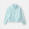 Girls Active Zip-Up Jacket - Blue