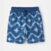 Boys Shibori French Terry Shorts - Blue