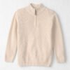 Kids Organic Cotton Quarter-Zip Pullover