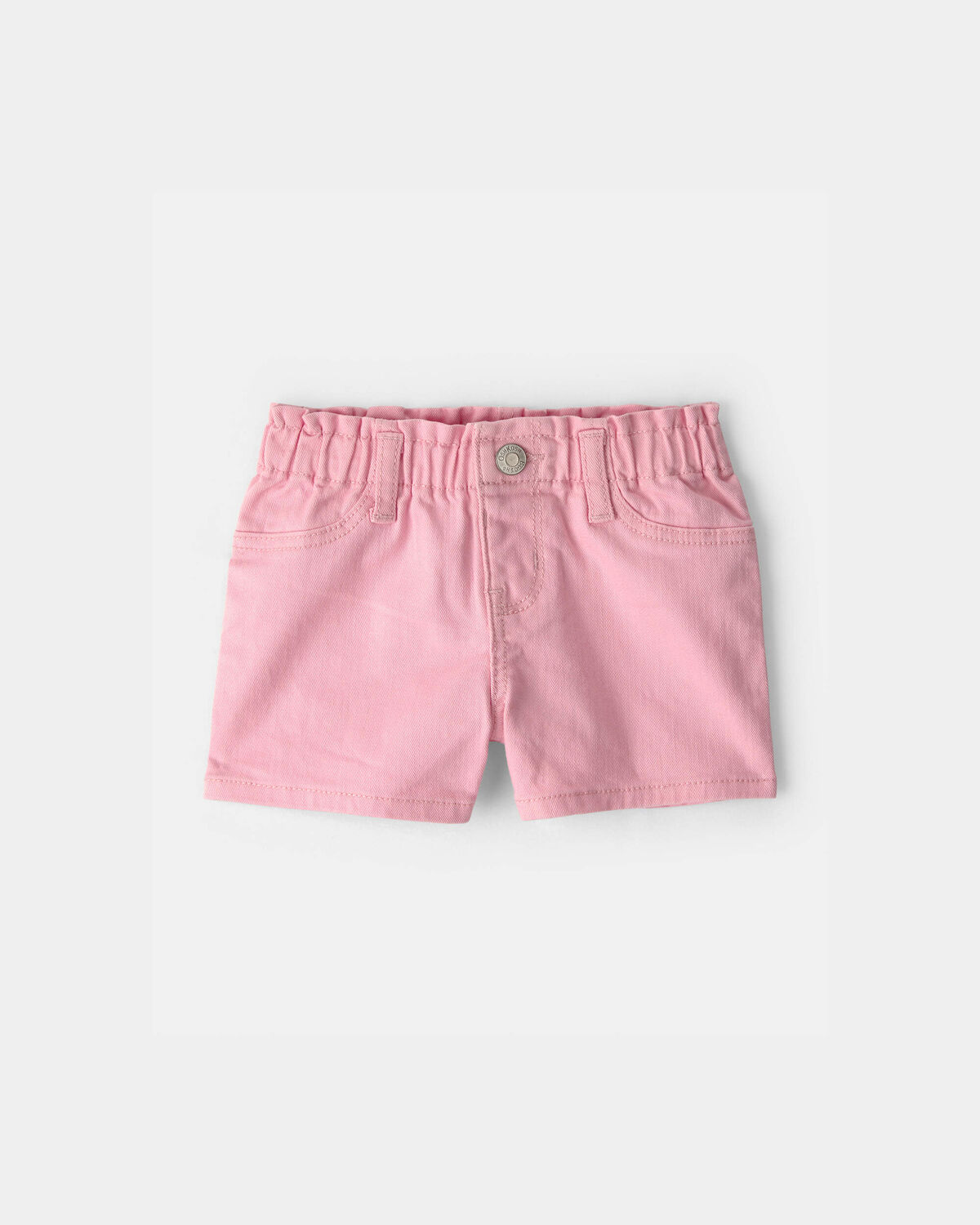 Baby Girl Woven Shorts - Pink
