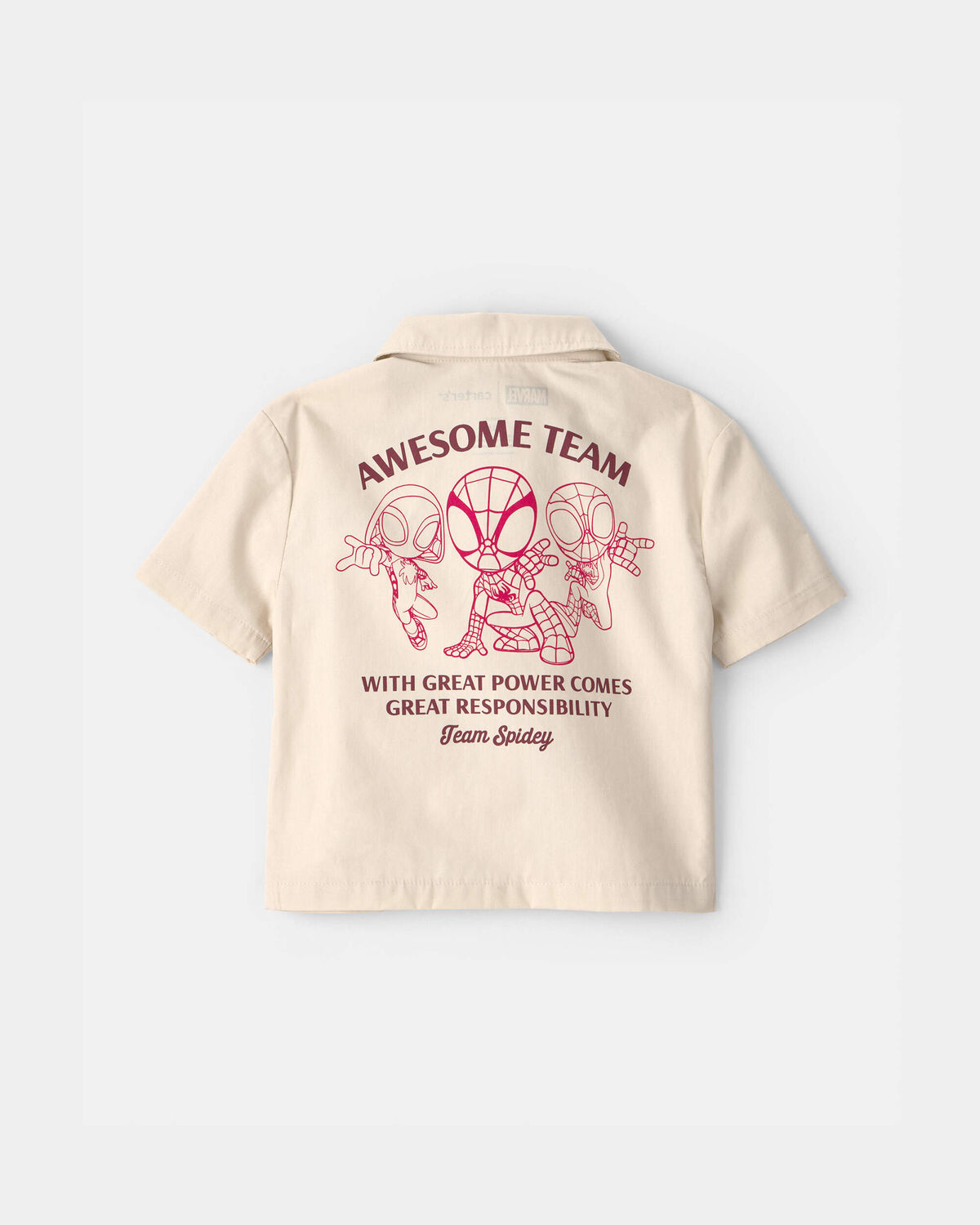 Baby Boy 2-Piece ©Marvel Spider-Man Top & Short Set - Khaki