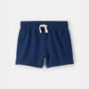 Baby Boy French Terry Shorts - Navy Blue
