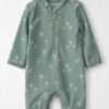 Baby Boy Recycled Long-Sleeve Rashguard Swimsuit in Palm Tree